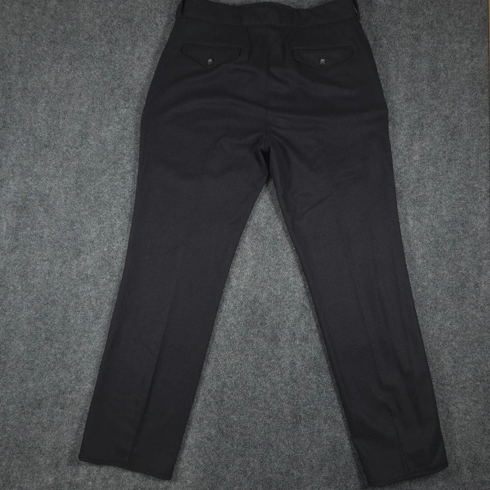 VTG Polo Ralph Lauren Trousers 34Rx31 Trousers Pleated 90s Fatigues Heavy Wool